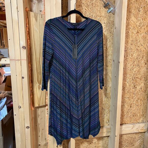 NWT BCBG MAXAZRIA $198 size S - M Carmela Striped Jersey Dress - Picture 3 of 8